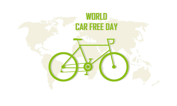 世界无车日图片下载