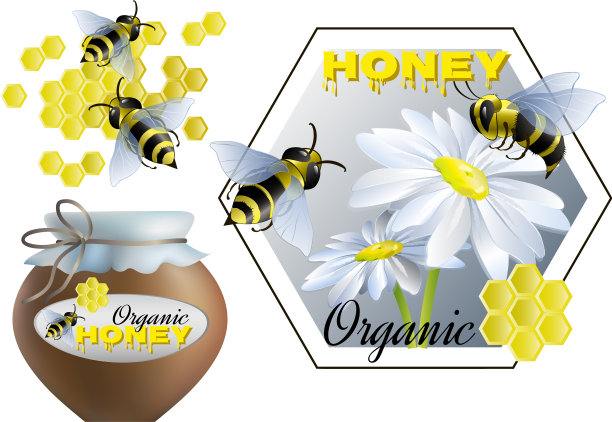 设定主题为蜂蜜和养蜂图片下载