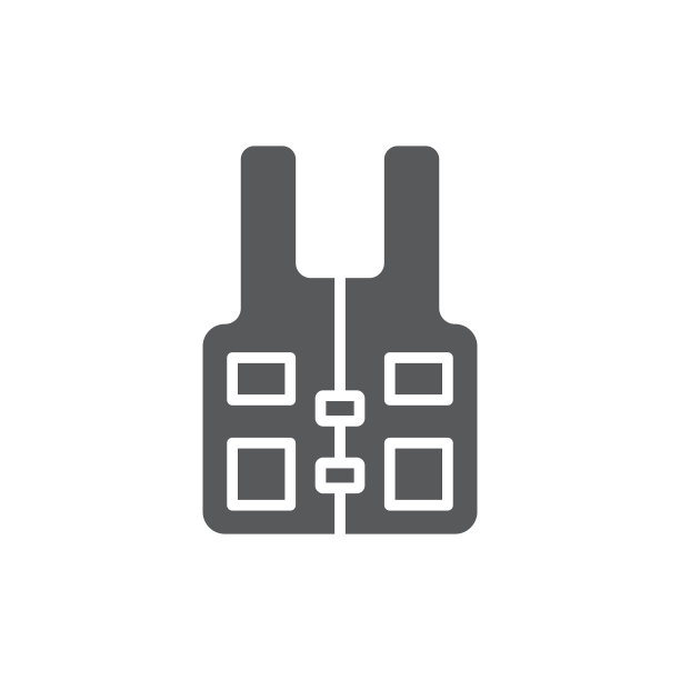 钓鱼背心图标标志服装孤立上图片下载