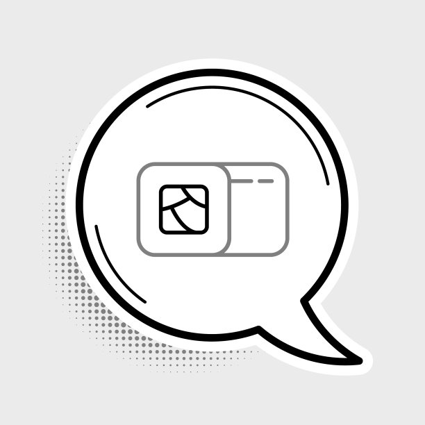 线寿司图标孤立在灰色背景图片下载