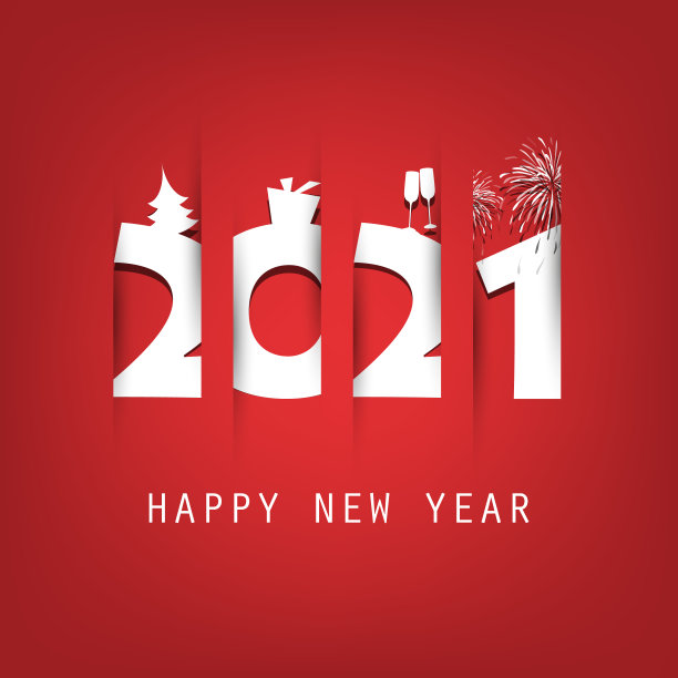 新年贺卡背景- 2021年图片下载