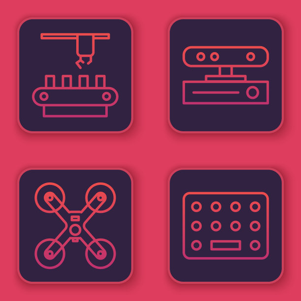 设置流水线工厂输送带输送系统图片下载