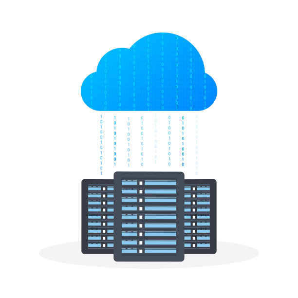 数据中心大型机服务概念横幅图片下载