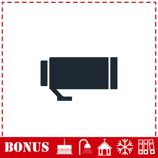 镜头图标平图片下载