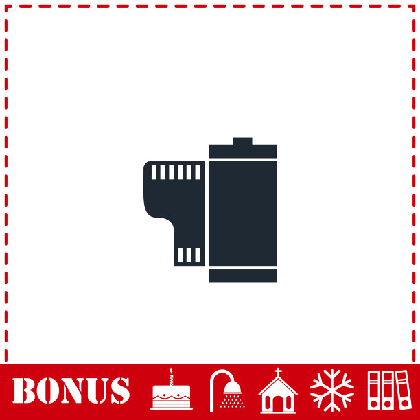 电影图标平图片下载