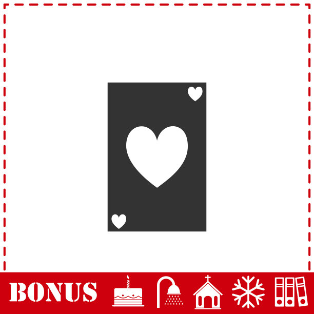 纸牌图标平放图片下载