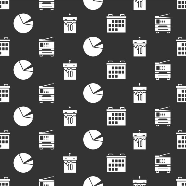 设置日历打印机饼图信息图和图片下载