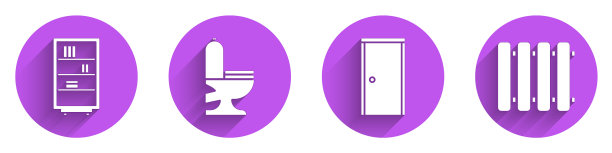 设置图书馆书架抽水马桶关上门图片下载