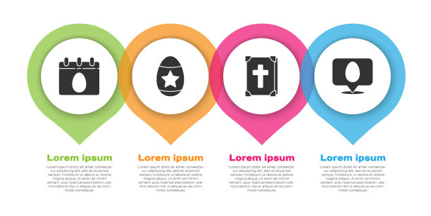 复活节彩蛋日历与复活节彩蛋圣图片下载