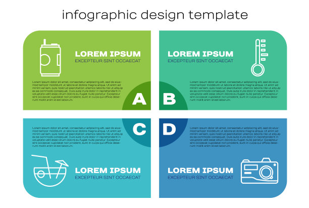 设行椰子鸡尾酒汽水罐拍照相机图片下载