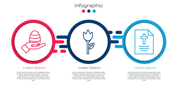 设定线人手和复活节蛋花郁金香图片下载