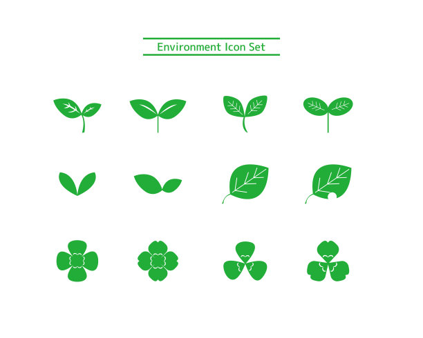 环保生态图标矢量插画集图片下载