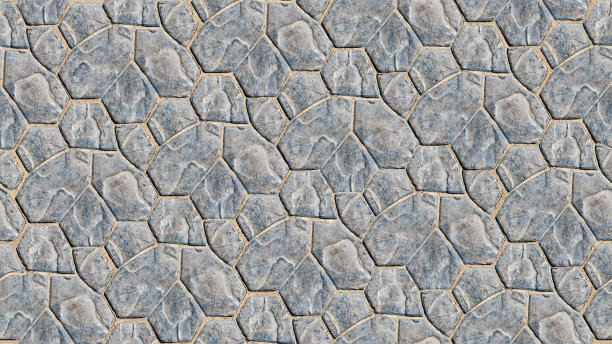 铺地石采用灰色人造石的纹理。图片下载