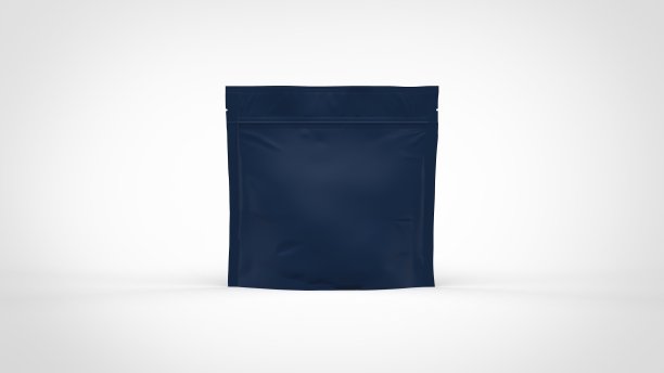 Doy包咖啡袋拉链模型3d渲染图像图片下载