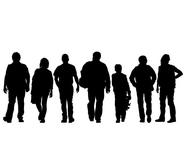 人们行走图片下载