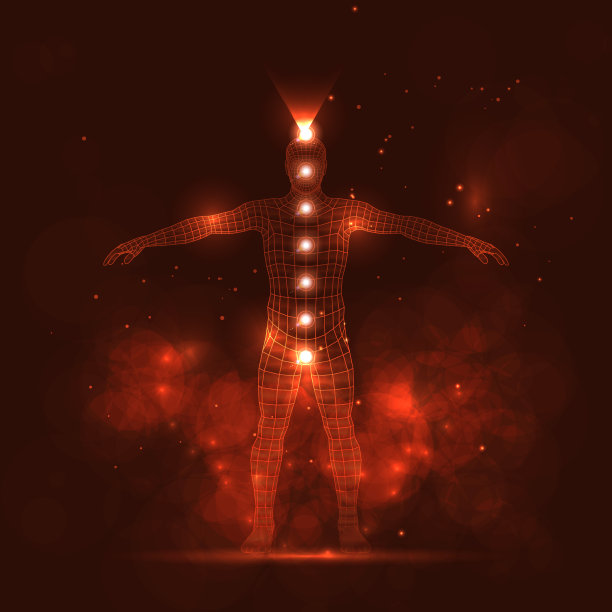 气场和脉轮，冥想。图片下载