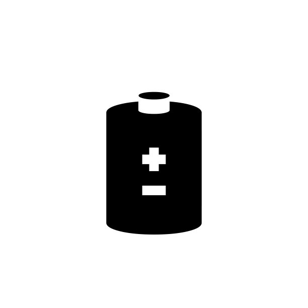 电池矢量图标。孤立电池扁平表情符号，表情符号-向量图片下载