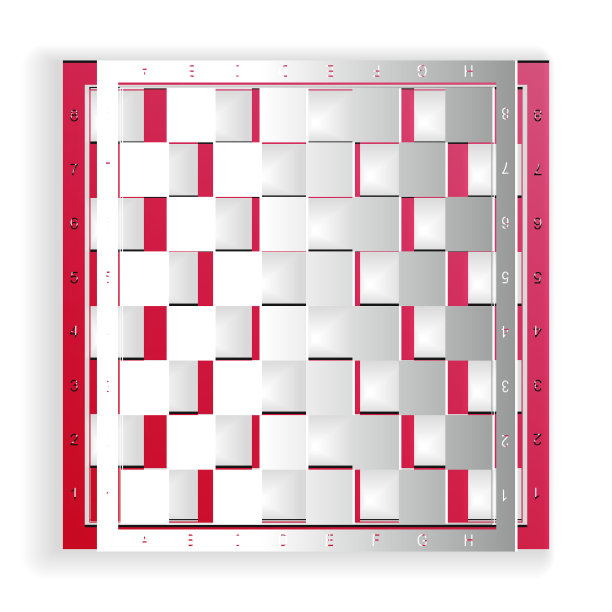 剪纸象棋棋盘图标孤立在白色的背景。古代智力棋盘游戏。纸艺术风格。向量图片下载