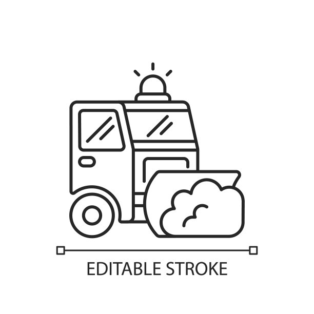 道路犁线形图标图片下载