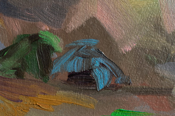 用油画抽象多色背景。手工制作的纹理背景标识和横幅。图片下载