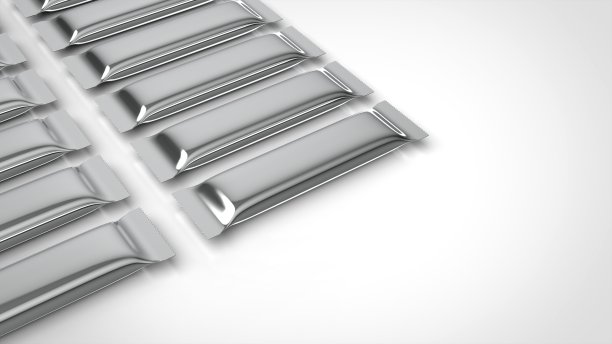 巧克力棒包白色背景多重左3D渲染图片下载