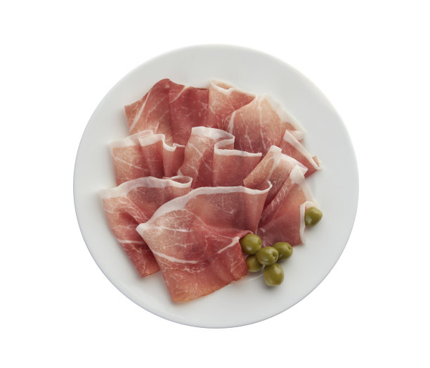 一盘生火腿图片下载