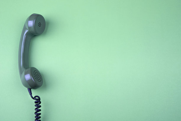 老式旋转式电话听筒图片下载