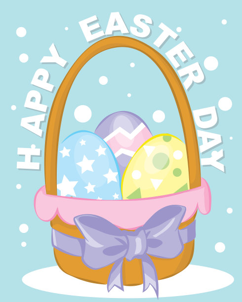 复活节海报和横幅模板与复活节图片下载