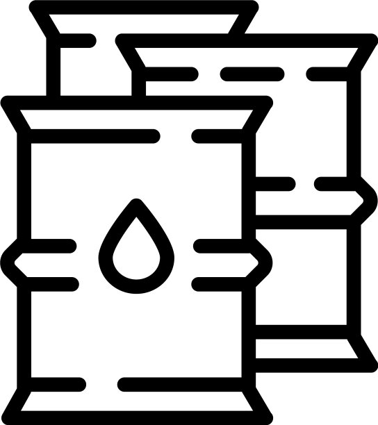 油钢桶图标轮廓样式图片下载