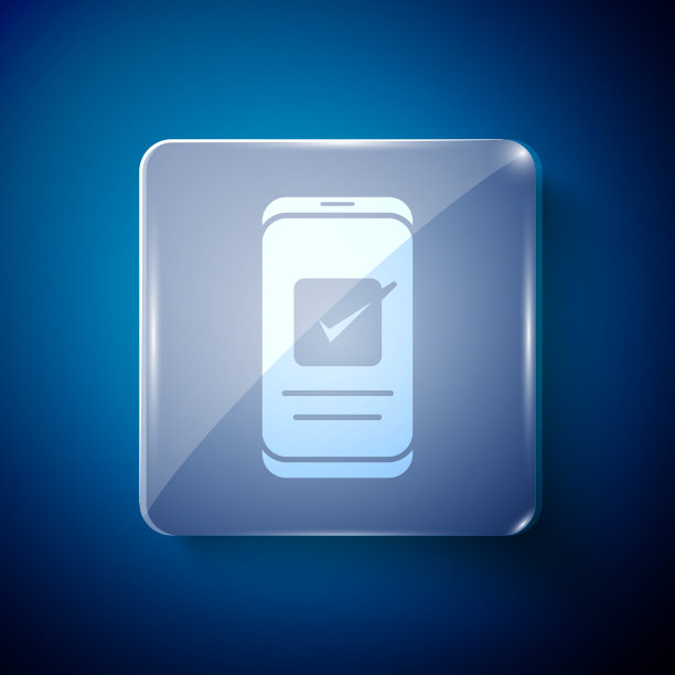 白色智能手机手机图标隔离图片下载