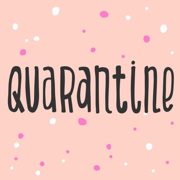 隔离2019冠状病毒病社交媒体贴纸图片下载