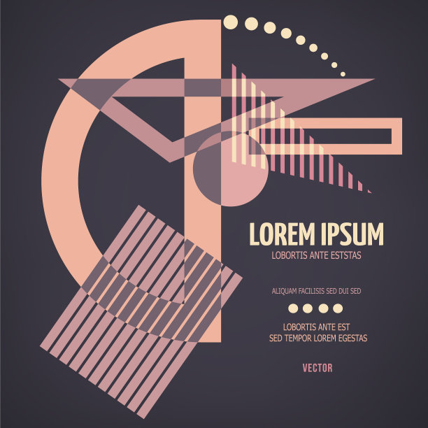 抽象几何现代非对称设计图片下载