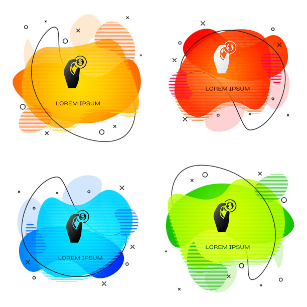 黑手拿着硬币，钱的图标孤立上图片下载