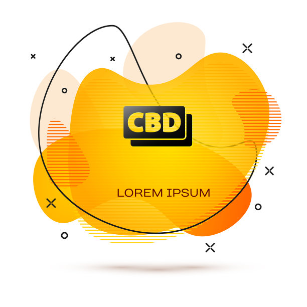 黑色大麻分子孤立在白色上图片下载