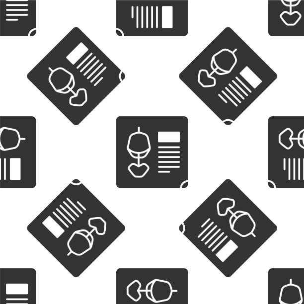 灰色x射线照片图标隔离无缝模式上图片下载