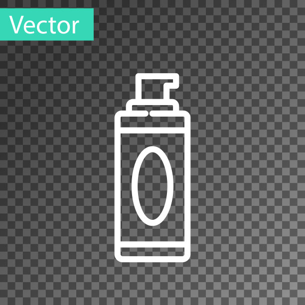 白线剃须凝胶泡沫图标孤立图片下载