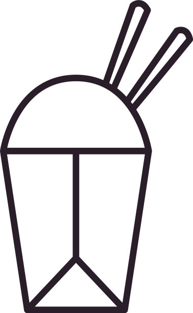 中式米盒线条风格图标设计图片下载