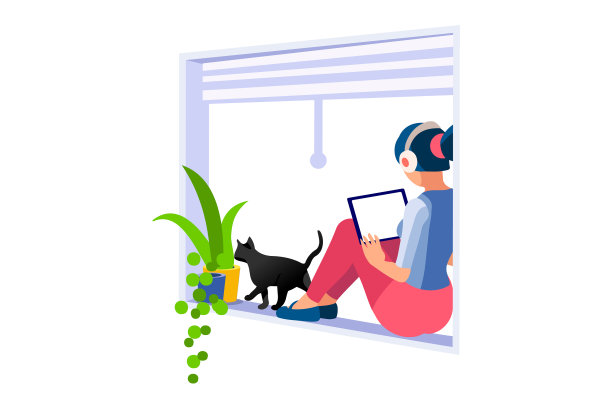 工作室女孩概念自由符号图片下载