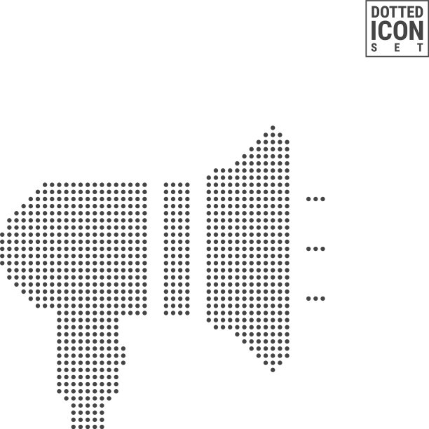 扩音器点图案图标扬声器点图片下载