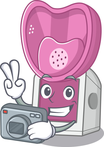 酷酷的摄影师蒸汽吸入器character with a图片下载