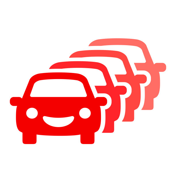 繁忙道路矢量图标图片下载