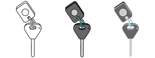 启动键手绘设计矢量图图片下载