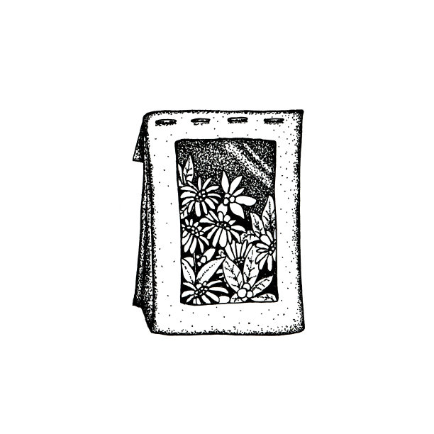 用干香草和花包装。图形，黑线插图，手绘。健康生活理念，设计饮品、茶叶、包装、标签图片下载