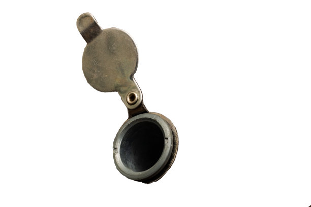 门上的窥视孔孤立在白色背景上图片下载