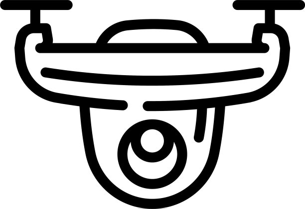 无人机轮廓图标图片下载