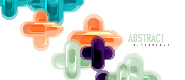 现代玻璃十字形抽象图片下载