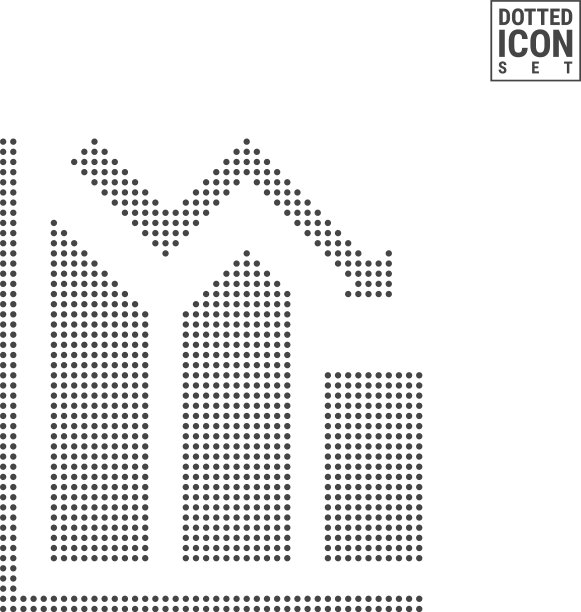 向下图形点模式图标向下条形图图片下载