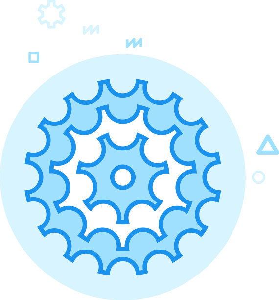 自行车或自行车卡带齿轮平图标符号图片下载