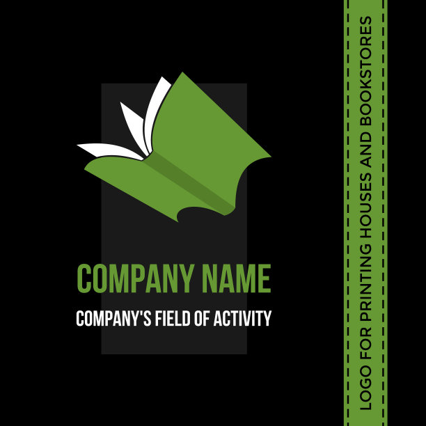 标志与书在黑色的背景图片下载