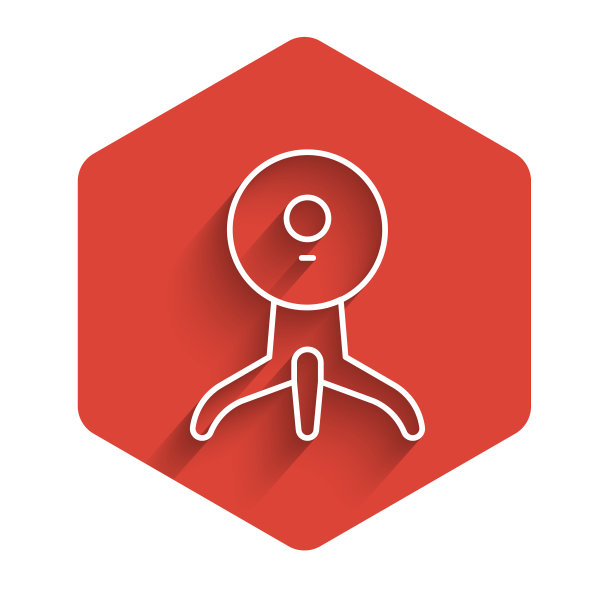 白线网络摄像头图标隔离与长图片下载